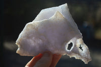 Natural Etched Blue Chalcedony Specimens  x 6 From Nsanje, Malawi - Toprock Gemstones and Minerals 