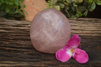 Polished Gemmy Pink Rose Quartz Standing Free Form x 1 From Ambatondrazaka, Madagascar - TopRock