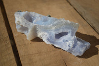 Natural Etched Blue Chalcedony Specimens  x 6 From Nsanje, Malawi - Toprock Gemstones and Minerals 