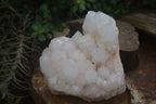 Natural Large White Quartz Clusters  x 2 From Madagascar - Toprock Gemstones and Minerals 