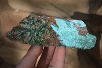 Natural Drusy Coated Chrysocolla & Malachite Dolomite Specimens x 9 From Likasi, Congo - Toprock Gemstones and Minerals 