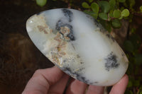 Polished Dendritic Opal Standing Free Forms  x 3 From Moralambo, Madagascar - Toprock Gemstones and Minerals 