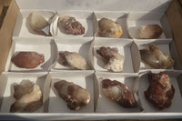 Natural Red Hematoid Quartz Specimens x 12 From Karoi, Zimbabwe - Toprock Gemstones and Minerals 