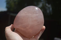 Polished Gemmy Pink Rose Quartz Standing Free Form x 1 From Ambatondrazaka, Madagascar - TopRock