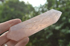Polished Double Terminated Gemmy Rose Quartz Points x 6 From Madagascar - TopRock