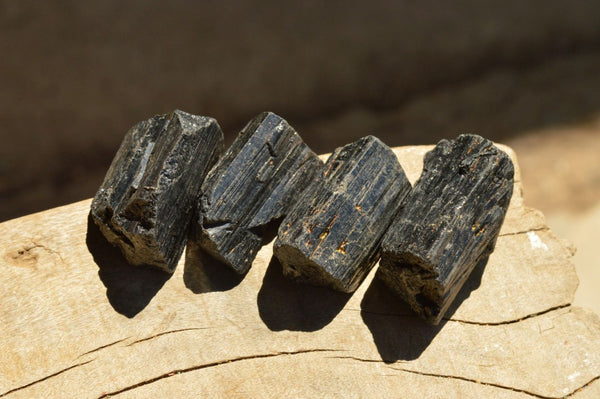 Natural Small Black Tourmaline / Schorl Crystals  x 35 From Zambia - TopRock