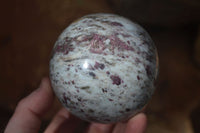 Polished Rubellite Pink Tourmaline Matrix Sphere x 1 From Madagascar - Toprock Gemstones and Minerals 
