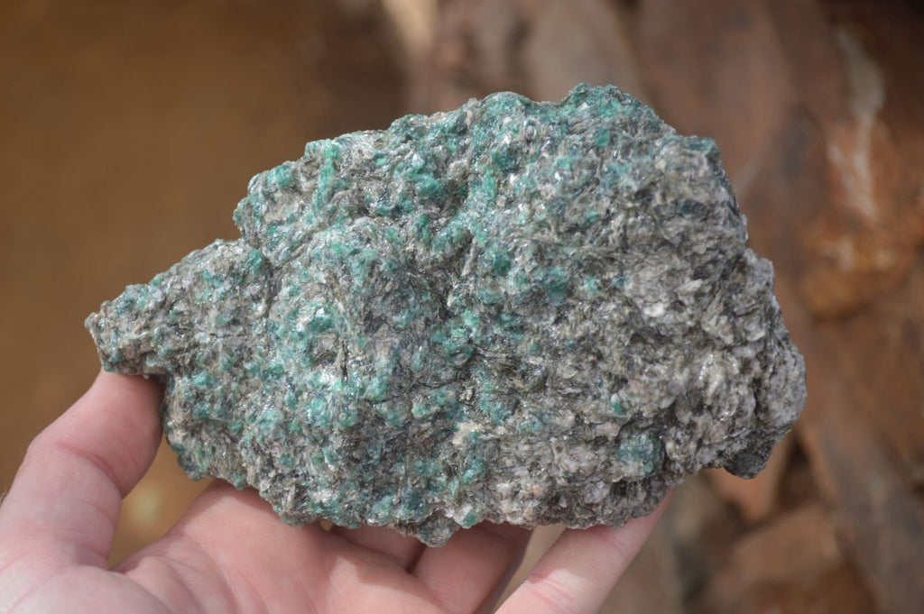 Natural Rare Emerald Mica In Matrix Cobbed Specimens x 3 From Mutoko, Zimbabwe - Toprock Gemstones and Minerals 