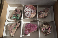 Natural Pink Salrose Cobaltion Dolomite Specimens  x 6 From Kakanda, Congo - Toprock Gemstones and Minerals 