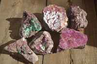 Natural Pink Salrose Cobaltion Dolomite Specimens  x 6 From Kakanda, Congo - Toprock Gemstones and Minerals 
