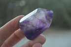 Polished Window Amethyst Point With Hints Of Smokey Quartz x 20 From Ankazobe, Madagascar - Toprock Gemstones and Minerals 