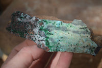 Natural Drusy Coated Chrysocolla & Malachite Dolomite Specimens x 9 From Likasi, Congo - Toprock Gemstones and Minerals 