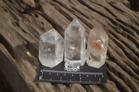 Polished Semi Optic Clear Quartz Points x 24 From Madagascar - Toprock Gemstones and Minerals 