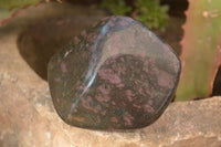 Polished  Fluorescent Ruby Corundum In Chrome Verdite Free Forms x 4 From Zimbabwe - Toprock Gemstones and Minerals 