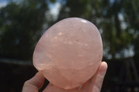 Polished Gemmy Pink Rose Quartz Standing Free Form x 1 From Ambatondrazaka, Madagascar - TopRock