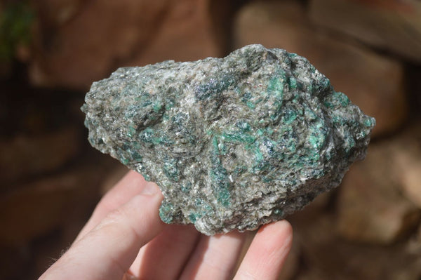 Natural Rare Emerald Mica In Matrix Cobbed Specimens x 6 From Mutoko, Zimbabwe - Toprock Gemstones and Minerals 