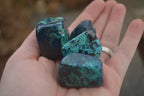 Polished  Small Shattuckite Hand Made Free Forms  - Sold per 350 g - From Congo - TopRock