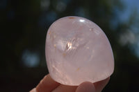 Polished Gemmy Pink Rose Quartz Standing Free Forms  x 6 From Ambatondrazaka, Madagascar - TopRock