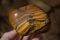 Polished Golden Tigers Eye Free Forms x 4 From Prieska, Northern Cape