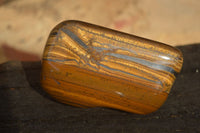 Polished Golden Tigers Eye Free Forms x 6 From Prieska, South Africa - Toprock Gemstones and Minerals 