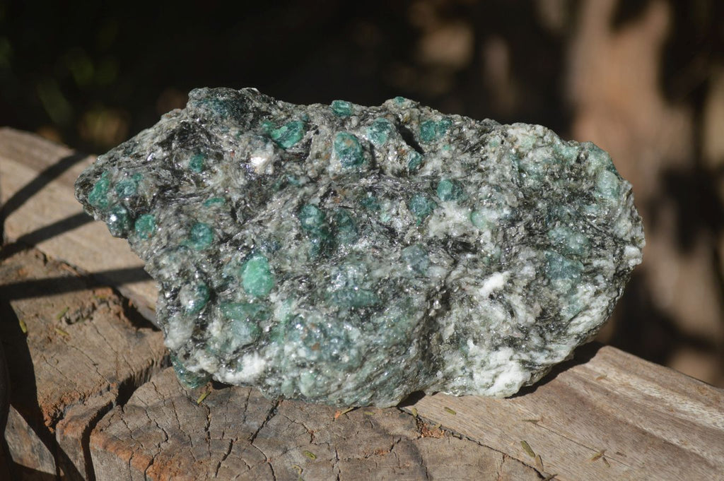 Natural Rare Emerald Mica In Matrix Cobbed Specimens x 3 From Mutoko, Zimbabwe - Toprock Gemstones and Minerals 