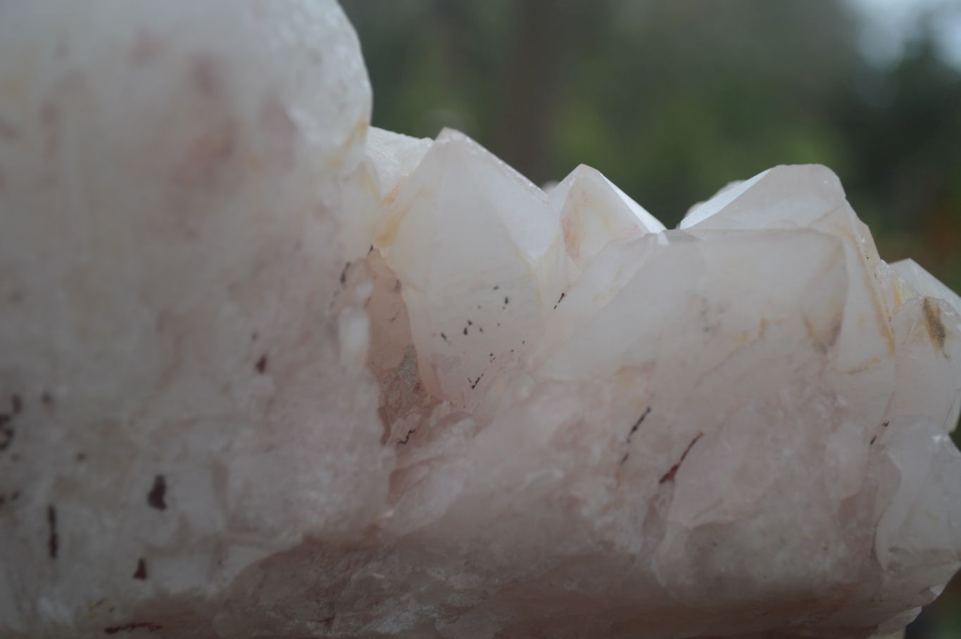 Natural Large White Quartz Clusters  x 2 From Madagascar - Toprock Gemstones and Minerals 