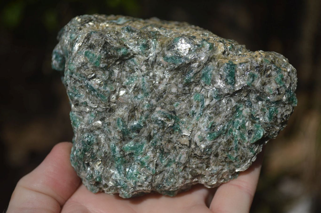 Natural Rare Emerald Mica In Matrix Cobbed Specimens x 3 From Mutoko, Zimbabwe - Toprock Gemstones and Minerals 