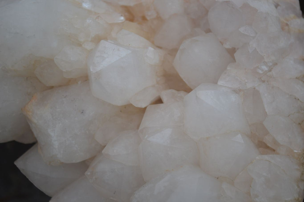 Natural Large White Quartz Clusters  x 2 From Madagascar - Toprock Gemstones and Minerals 