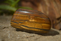 Polished Golden Tigers Eye Free Forms x 6 From Prieska, South Africa - Toprock Gemstones and Minerals 