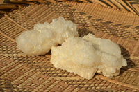 Natural Cascading White Phantom Quartz Clusters x 6 From Madagascar - TopRock
