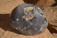 Polished Amethyst Agate Geodes x 2 From Madagascar - Toprock Gemstones and Minerals 