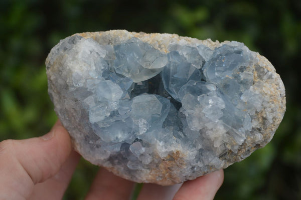 Natural Blue Celestite Crystal Specimens  x 3 From Sakoany, Madagascar - Toprock Gemstones and Minerals 