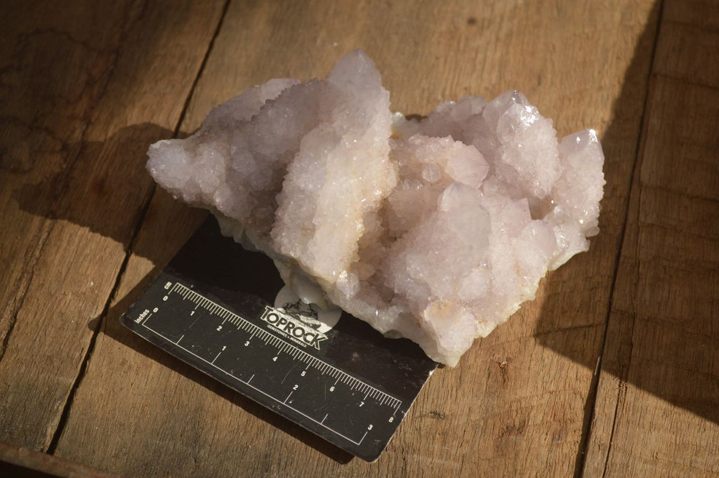 Natural Pale Lilac Spirit Quartz Clusters x 3 From Boekenhouthoek, South Africa - Toprock Gemstones and Minerals 
