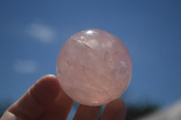Polished Star Rose Quartz Spheres x 6 From Ambatondrazaka, Madagascar - TopRock