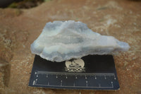Natural Etched Blue Chalcedony Specimens  x 12 From Nsanje, Malawi - Toprock Gemstones and Minerals 