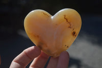 Polished Stunning Selection Of Agate Hearts x 6 From Madagascar - Toprock Gemstones and Minerals 