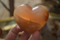 Polished Lovely Mixed Selection Of Agate Hearts  x 6 From Madagascar - Toprock Gemstones and Minerals 