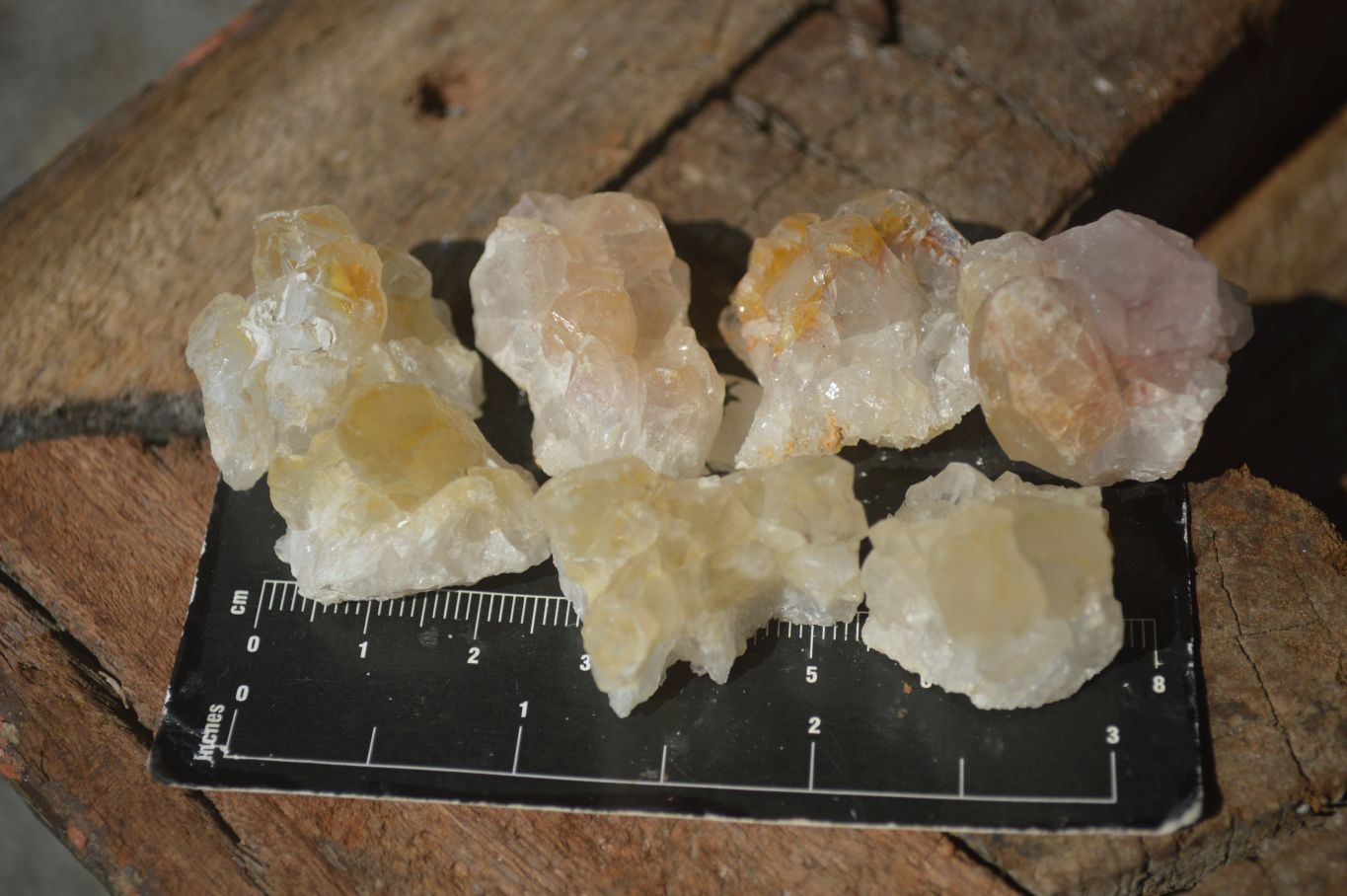 Natural Mini Golden Limonite / Lemonite Quartz Specimens  x 70 From Zambia - Toprock Gemstones and Minerals 