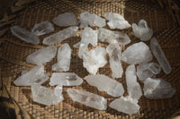 Natural Single Etched Clear Quartz Crystals x 70 From Mpika, Zambia - Toprock Gemstones and Minerals 