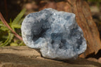 Natural Blue Celestite Crystal Specimens  x 2 From Sakoany, Madagascar - Toprock Gemstones and Minerals 