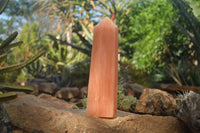 Polished Extra Large Orange Twist Calcite Tower x 1 From Maevantanana, Madagascar - Toprock Gemstones and Minerals 