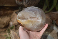 Polished Extra Large Carnelian Crystal Centred Display Piece  x 1 From Madagascar - Toprock Gemstones and Minerals 