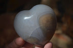 Polished Stunning Selection Of Agate Hearts x 6 From Madagascar - Toprock Gemstones and Minerals 