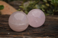Polished Star Rose Quartz Spheres x 6 From Ambatondrazaka, Madagascar - TopRock