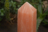 Polished Extra Large Orange Twist Calcite Tower x 1 From Maevantanana, Madagascar - Toprock Gemstones and Minerals 
