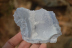 Natural Etched Blue Chalcedony Specimens  x 12 From Nsanje, Malawi - Toprock Gemstones and Minerals 