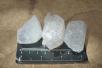 Natural Single Clear Quartz Crystals  x 22 From Zambia - Toprock Gemstones and Minerals 