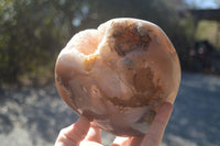 Polished Amethyst Agate Geodes x 2 From Madagascar - Toprock Gemstones and Minerals 