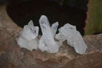 Natural Single Etched Clear Quartz Crystals x 70 From Mpika, Zambia - Toprock Gemstones and Minerals 