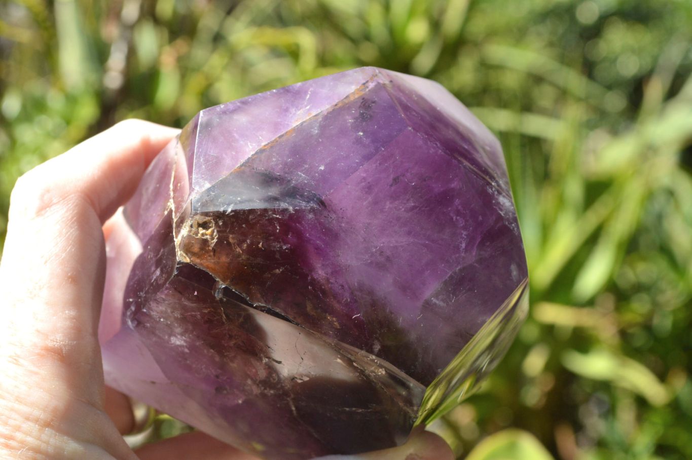 Polished Chunky Smokey Amethyst Quartz Display Piece x 1 From Ankazobe, Madagascar - TopRock